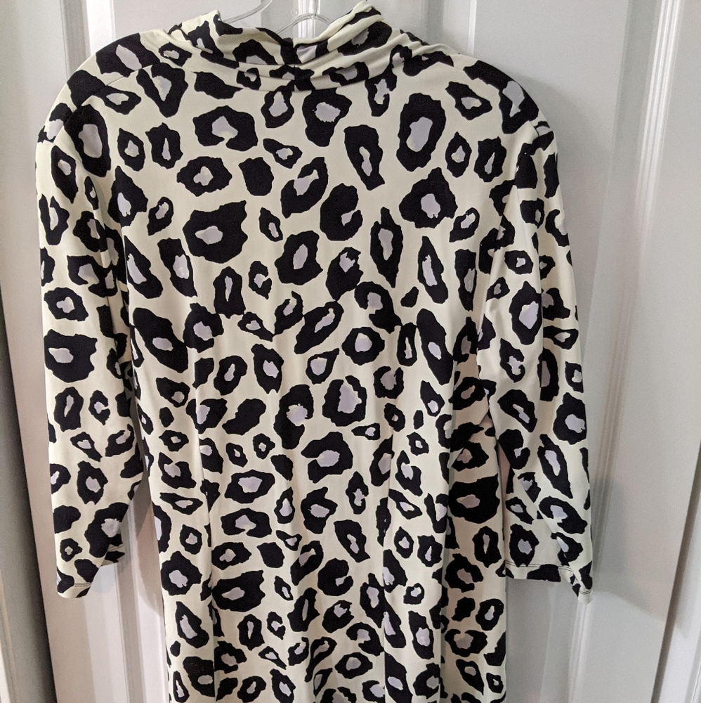 J. McLaughlin Leopard wrap dress, Large - Picture 2 of 6
